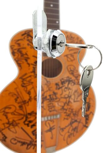 OnDisplay Deluxe Acrylic Wall Mounted/Tabletop UV-Protected Acoustic Guitar Display Case w/Lights in Saudi Arabia