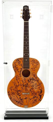 OnDisplay Deluxe Acrylic Wall Mounted/Tabletop UV-Protected Acoustic Guitar Display Case w/Lights in Saudi Arabia