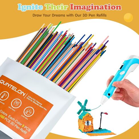 عبوات خيوط PCL ثلاثية الأبعاد مطورة بطول 20 سم، إعادة تحميل أقل، 32 لونًا 160 قطعة، آمنة لدرجة الحرارة المنخفضة، متوافقة فقط مع قلم 3Doodler Start + قلم ثلاثي الأبعاد للرسم والمشروعات الفنية التي تصنعها بنفسك in Kuwait