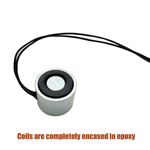 DC12V 2 كجم/4.41Lb مغناطيس الرفع الكهربائي المستدير الكهرومغناطيسي الملف اللولبي رفع عقد دائري شفط كأس المغناطيس الملف اللولبي 2015 in Kuwait