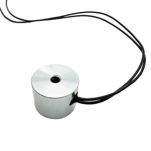 DC12V 2 كجم/4.41Lb مغناطيس الرفع الكهربائي المستدير الكهرومغناطيسي الملف اللولبي رفع عقد دائري شفط كأس المغناطيس الملف اللولبي 2015 in Kuwait