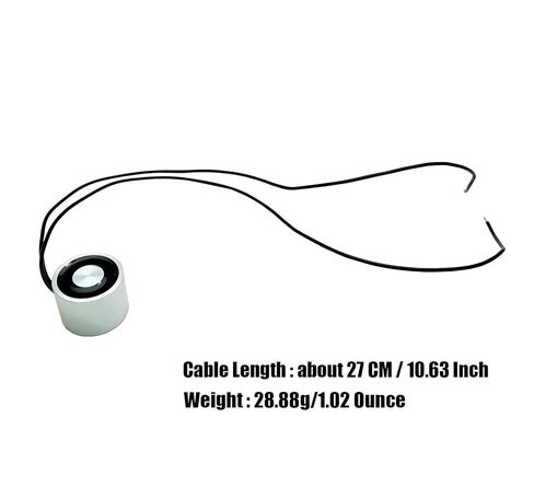 DC12V 2 كجم/4.41Lb مغناطيس الرفع الكهربائي المستدير الكهرومغناطيسي الملف اللولبي رفع عقد دائري شفط كأس المغناطيس الملف اللولبي 2015 in Kuwait