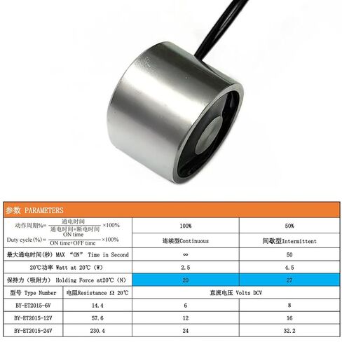 DC12V 2 كجم/4.41Lb مغناطيس الرفع الكهربائي المستدير الكهرومغناطيسي الملف اللولبي رفع عقد دائري شفط كأس المغناطيس الملف اللولبي 2015 in Kuwait