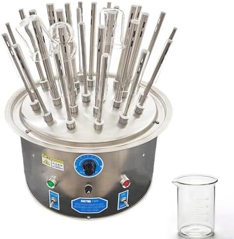 Electric Airflow Dryer with 30 Tubes, Temperature Control 40-120℃, Water Bottle Drying Rack, Efficient Laboratory Equipment for Fast Drying and Optimal Performance in Saudi Arabia