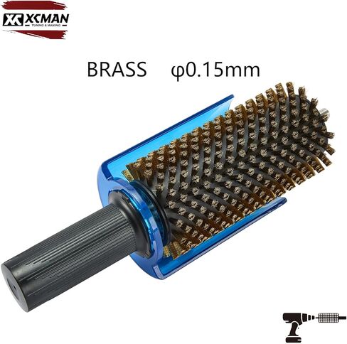 XCMAN 150mm Ski Roto Brush Kit Roto Brush Handle Axle with All 3 Brushes:Nylon, Horsehair,Brass in Saudi Arabia