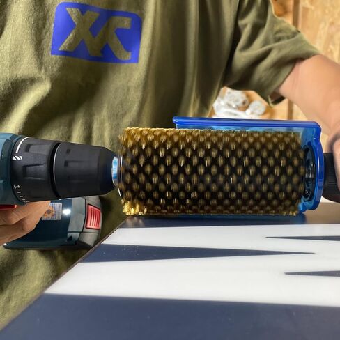 XCMAN 150mm Ski Roto Brush Kit Roto Brush Handle Axle with All 3 Brushes:Nylon, Horsehair,Brass in Saudi Arabia