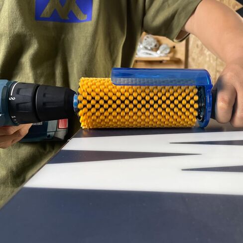 XCMAN 150mm Ski Roto Brush Kit Roto Brush Handle Axle with All 3 Brushes:Nylon, Horsehair,Brass in Saudi Arabia