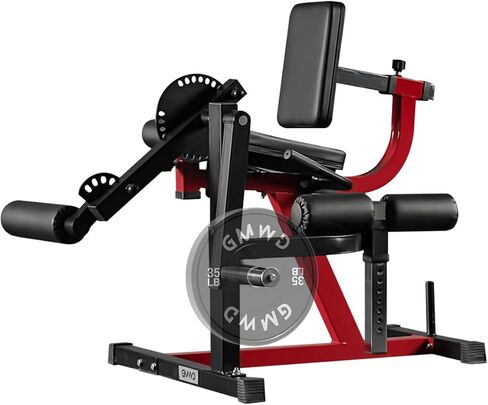 GMWD Leg Extension and Curl Machine, Lower Body Special Leg Machine, Adjustable Leg Exercise Bench with Plate Loaded, Leg Rotary Extension for Thigh, Home Gym Weight Machine in Kuwait