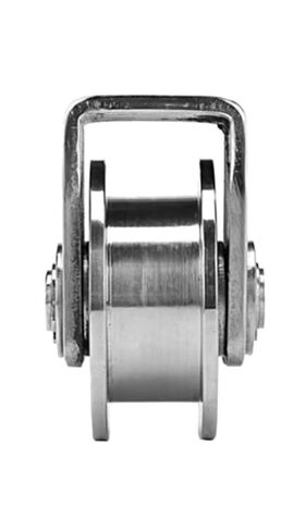 Track Wheel, Pulley Roller,Grooved Wheel,Track,1pcs 304 Stainless Steel U/V/H Groove,Caster(H Type 73 * 32mm) in Saudi Arabia