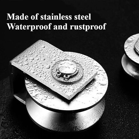 Track Wheel, Pulley Roller,Grooved Wheel,Track,1pcs 304 Stainless Steel U/V/H Groove,Caster(H Type 73 * 32mm) in Saudi Arabia