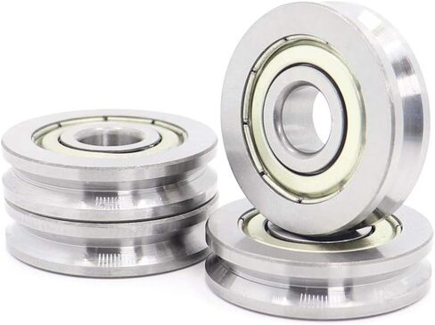 V Groove Sealed Ball Bearing Pulley Wheel Bearings V4.1/2.1 V4/1 for Guide Track Rlooer 10 * 35 9 11 mm(103509V4.2 2.1 4PCS) in Saudi Arabia