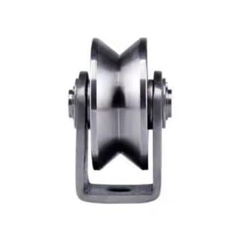 Track Wheel, Track Wheel,Grooved,1pcs Pulley Block V/U/H 304 Stainless Steel Roller Silent Heavy Duty(V 16mm) in Saudi Arabia