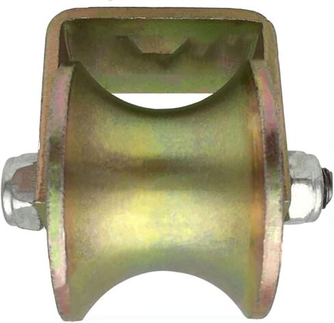 Track Wheel, 3 Inch U-Shaped Steel Pipe Track Wheel Wide Groove Load Pulley Large Arc Guide 1 Piece in Saudi Arabia