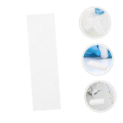100Pcs Laboratory Papers for Chemistry and Biology High Absorption Quality Microscope Cleaning Strips for Experiments and Control in Kuwait