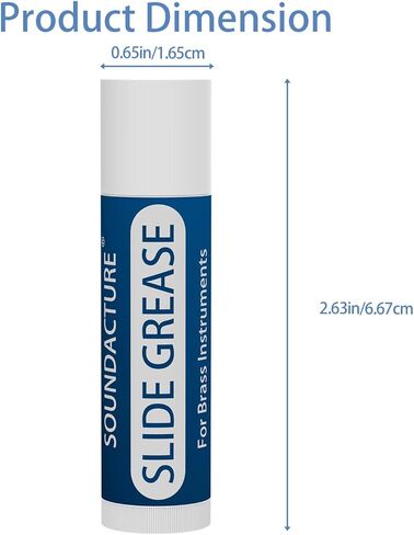 قطعتان من شحم البوق للترومبون، مادة تشحيم منزلق ضبط النحاس، شحم ناعم طويل الأمد للعناية بشرائح الترومبون، ملحقات الآلات النحاسية التي يجب اقتناؤها in Kuwait