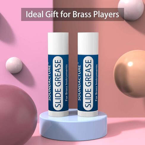 قطعتان من شحم البوق للترومبون، مادة تشحيم منزلق ضبط النحاس، شحم ناعم طويل الأمد للعناية بشرائح الترومبون، ملحقات الآلات النحاسية التي يجب اقتناؤها in Kuwait