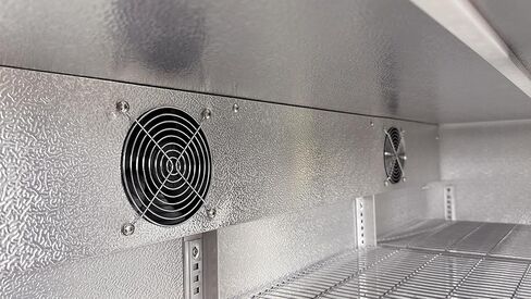 Commercial Back Bar Beer Cooler, ETL 3 Glass Door Beverage Display Refrigerator, Restaurant Upright under counter Stainless Steel Fridge Merchandiser, LED Lighting 53" W 11.3 Cu.Ft in Kuwait