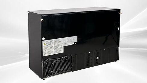 Commercial Back Bar Beer Cooler, ETL 3 Glass Door Beverage Display Refrigerator, Restaurant Upright under counter Stainless Steel Fridge Merchandiser, LED Lighting 53" W 11.3 Cu.Ft in Kuwait