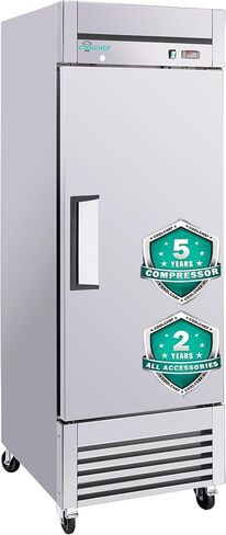 ثلاجة تجارية مقاس 27 بوصة، وثلاجة عمودية من الفولاذ المقاوم للصدأ سعة 23 قدمًا مكعبًا، ودرجة حرارة من 33 درجة فهرنهايت إلى 40 درجة فهرنهايت، و3 أرفف قابلة للتعديل in Kuwait