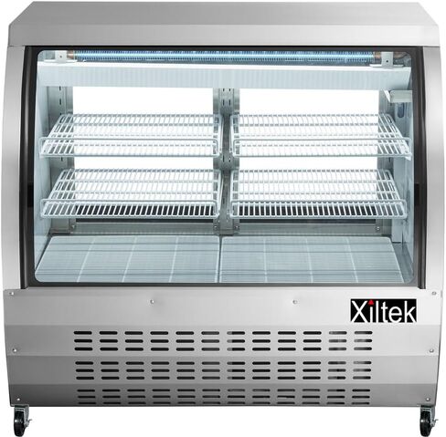 Xiltek 48" Deli Display Case - Refrigerated with LED Lighting - Commercial Kitchen Equipment Refrigerator in Kuwait