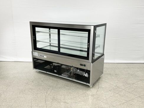 Refrigerated Bakery Display Cooler Case for Pastry Deli Uprighted 60" Wide Cooler Glass Display Curve Case Refrigerator-Commercial NSF UL ETL ARC-470Z in Kuwait