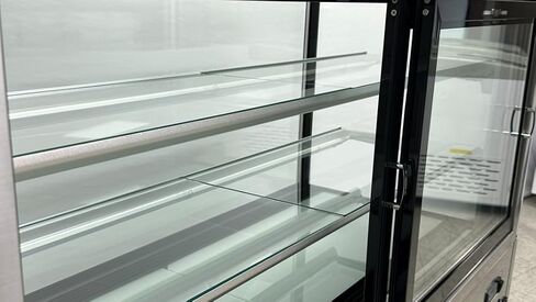 Refrigerated Bakery Display Cooler Case for Pastry Deli Uprighted 60" Wide Cooler Glass Display Curve Case Refrigerator-Commercial NSF UL ETL ARC-470Z in Kuwait