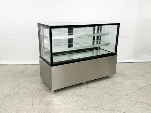 Refrigerated Bakery Display Cooler Case for Pastry Deli Uprighted 60" Wide Cooler Glass Display Curve Case Refrigerator-Commercial NSF UL ETL ARC-470Z in Kuwait