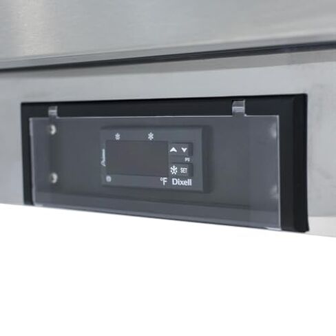 Empura 72" Mega Top Refrigerated Prep Table with Three-Solid Door | Sandwich Salad Preparation Fridge with (27) 1/6" Pans and 9" Cutting Board | 71.7"W x 34.5"D x 43.2"H, Stainless Steel, 115v, NSF in Kuwait