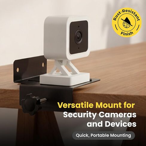 Brighticonic Universal A-Frame Sign Light Bracket - No-Drill LED Mounting Bracket, Adjustable Clamp - Secure Mount for Lightweight Sidewalk Signboards, Camera, Solar Sign Lights - Fits 1.75" Edges in Kuwait