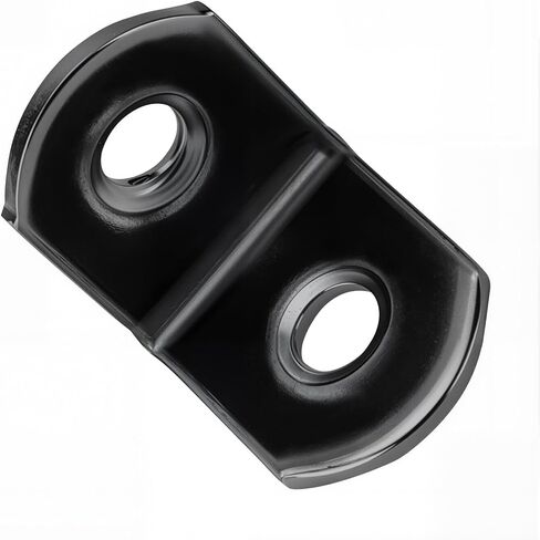 100 Pack Stainless Steel L Brackets, Heavy Duty Corner Brace Bracket, 90 Degree Right Angle Bracket for Wood Chair Bookshelf Cabinets Furniture, with Screws, Black(20mmx20mm) in Kuwait