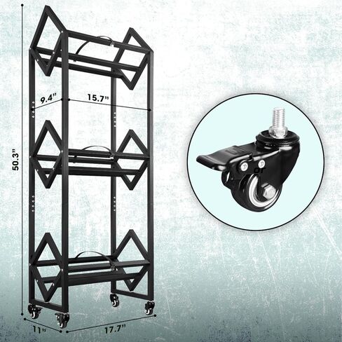 Record Holder, Two Tier Width Adjustable Heavy Duty Rack for Albums Holds, Album Display Stand for Home, Office with Sand Black Powder Coated High End Design, Up to 200 LP Storage in Kuwait