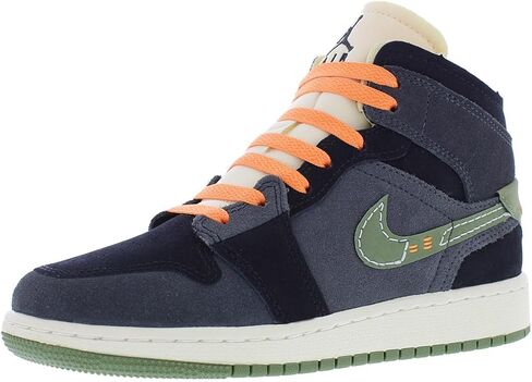 Jordan Big Kid's 1 Mid Legend Lt Brown/Khaki -Phantom (HF4781 203) - 5.5 in Kuwait