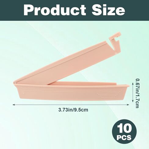 Ileostomy Bags, 10 Pack Reusable Ostomy Sealing Bars, Universal Curved Closure Clamp for Colostomy Bags, Drainable Pouch Tail Clip, Leak Proof Colostomy Supplies in Kuwait