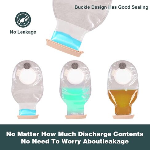 Ileostomy Bags, 10 Pack Reusable Ostomy Sealing Bars, Universal Curved Closure Clamp for Colostomy Bags, Drainable Pouch Tail Clip, Leak Proof Colostomy Supplies in Kuwait