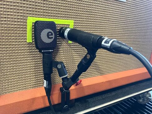 Slide-on Rapid Mic Mount for Guitar Amps (sm57,e609,Dual,Ribbon mic) in Saudi Arabia