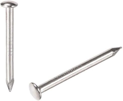 أظافر الأجهزة، أظافر خرسانية، أظافر صغيرة 1.5 × 19 مم، تستخدم لتزيين صورة صندوق خشبي إكسسوارات منزلية فضية اللون 100 قطعة in Kuwait