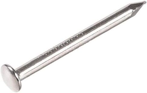 أظافر الأجهزة، أظافر خرسانية، أظافر صغيرة 1.5 × 19 مم، تستخدم لتزيين صورة صندوق خشبي إكسسوارات منزلية فضية اللون 100 قطعة in Kuwait