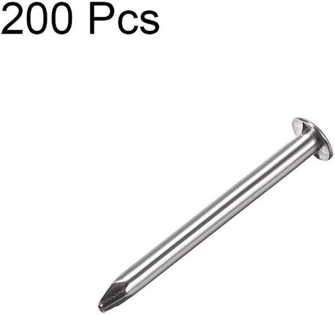 Hardware Nails,concrete nail, 200 Small Nail Nails 1.4mm X 16mm, Used for DIY Decoration Picture Wooden Box Household Accessories in Saudi Arabia