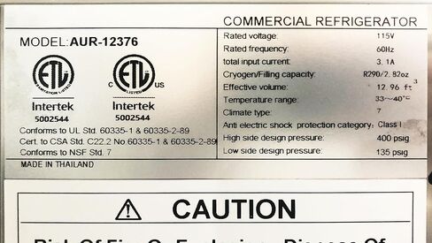 cooler depot Commercial Under Counter Refrigerator with Worktop 2 doors 48 Inches Width 13 Cu. Ft. 2 Shelves Cold Table Stainless Steel 33°F~41°F 115V/60HZ-AUR-12376 in Kuwait