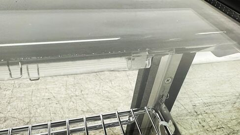 Commercial Display Refrigerator, ETL Fridge Cooler Countertop Case, 60" W 9.4 cu.ft. Black in Kuwait