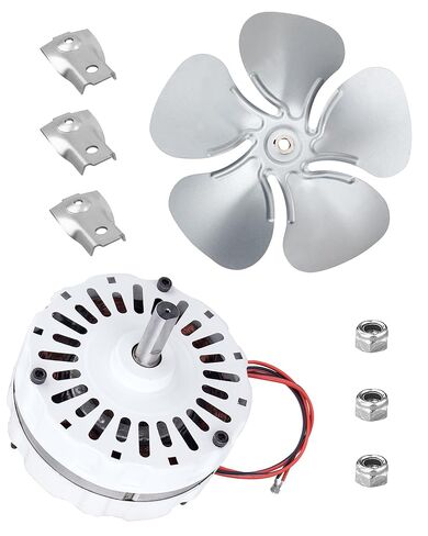 F0510B2944 F0510B2497 Attic Ventilation Fan Motor with FB99100 12" Attic Fan Blade Propeller for 1/2" Shaft Replacement for Lomanco Lomancool 2000&1800 Series Power Vent Replaces A0416B2059 A0510B2389 in Kuwait