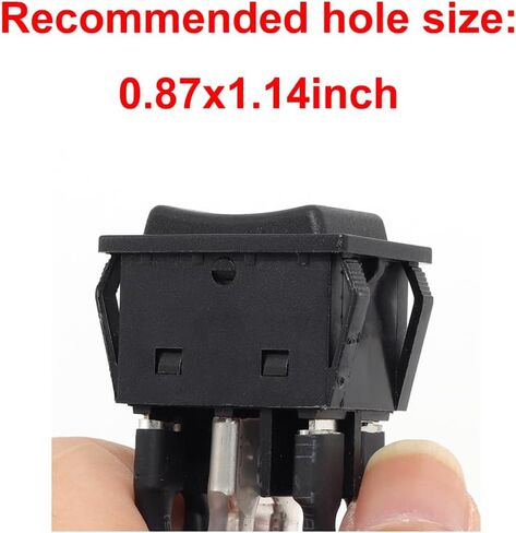 30amp DC Motor Forward Reverse Switch Toggle Switches 6 Pin 3 Position 9V 12V 24V 36V 48V AC 110V-220V in Kuwait