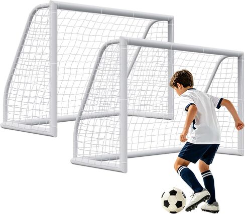 ZENY Portable Soccer Goal for Backyard,12x6 / 10x6.5 / 8x5 ft Kids Adults Soccer Net and Frame for Home Backyard Practice Training Goals, Soccer Training Equipment in Saudi Arabia