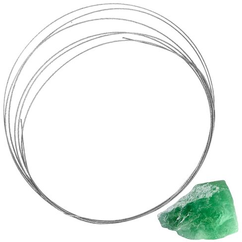 منشار سلكي، 0.15 ملم، 3.28 قدم أداة قطع منشار كابل معدني للماس واليشم والمعادن والرخام والجرانيت واير in Kuwait