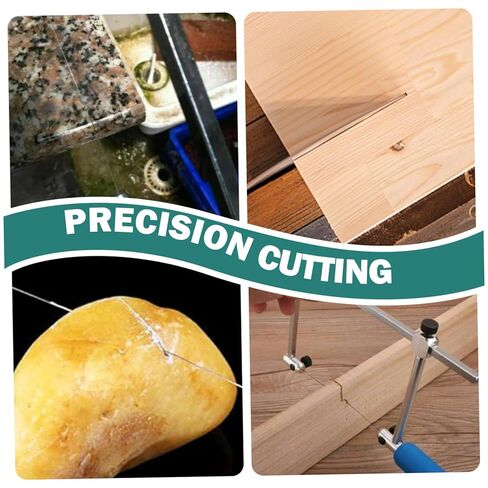 منشار سلكي، 0.15 مم، 3.28 قدم أداة قطع منشار كابل معدني للماس واليشم والمعادن والرخام والجرانيت in Kuwait