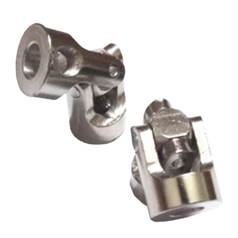 2 Set 5mm to 5mm Shaft Couplings Rotating Universal Joint Steering Shaft Steel Rust Proof Corrosion Proof Hardware Shaft Adjustable in Saudi Arabia