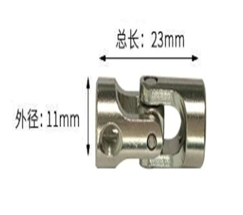 2 Set 5mm to 5mm Shaft Couplings Rotating Universal Joint Steering Shaft Steel Rust Proof Corrosion Proof Hardware Shaft Adjustable in Saudi Arabia