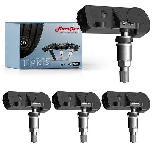 Marsflex TPMS Sensor Fit for GM Chevy GMC Buick Cadillac, 315MHz Tire Pressure Monitoring Sensor for Saturn Pontiac SAAB Replacement OE: 13586335 13598771 13598772 20923680 25920615 13516164, 4pcs in Saudi Arabia