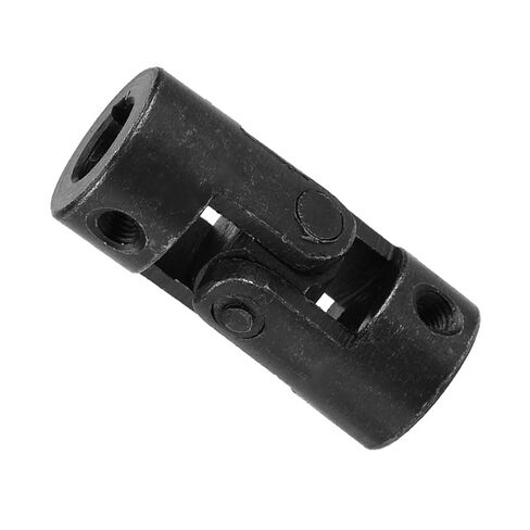 Universal Joint Coupling Heavy Duty Metal Shaft Connector with Keyway for DIY Steering Systems Model Cars Robots 10x20x45mm in Saudi Arabia
