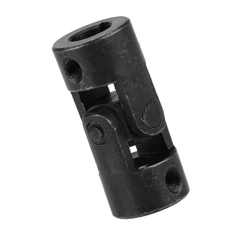 Universal Joint Coupling Heavy Duty Metal Shaft Connector with Keyway for DIY Steering Systems Model Cars Robots 10x20x45mm in Saudi Arabia